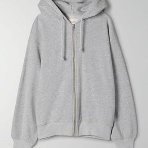 NWOT Wilfred - Terry Fleece Zip-Up Hoodie, size 2